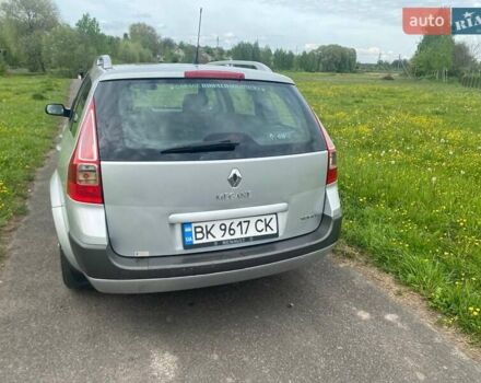Серый Рено Меган, объемом двигателя 1.6 л и пробегом 222 тыс. км за 4500 $, фото 6 на Automoto.ua