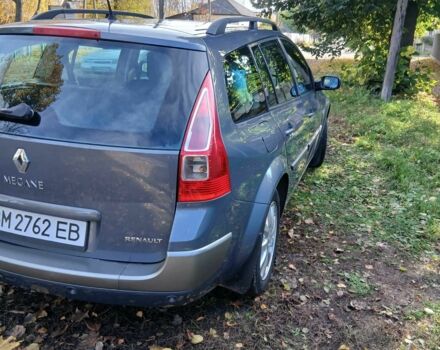 Рено Меган 2006 в Конотопе на Automoto.ua Серый Рено Меган, объемом двигателя 2 л и пробегом 219 тыс. км за 5600 $, фото 4 на Automoto.ua