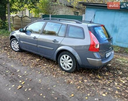 Рено Меган 2006 в Конотопе на Automoto.ua Серый Рено Меган, объемом двигателя 2 л и пробегом 219 тыс. км за 5600 $, фото 3 на Automoto.ua