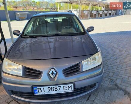 Серый Рено Меган, объемом двигателя 1.6 л и пробегом 270 тыс. км за 5000 $, фото 4 на Automoto.ua