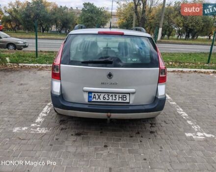 Серый Рено Меган, объемом двигателя 1.6 л и пробегом 316 тыс. км за 4600 $, фото 4 на Automoto.ua