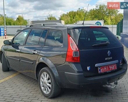Серый Рено Меган, объемом двигателя 1.6 л и пробегом 240 тыс. км за 5450 $, фото 4 на Automoto.ua