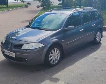 Серый Рено Меган, объемом двигателя 1.6 л и пробегом 306 тыс. км за 5000 $, фото 2 на Automoto.ua