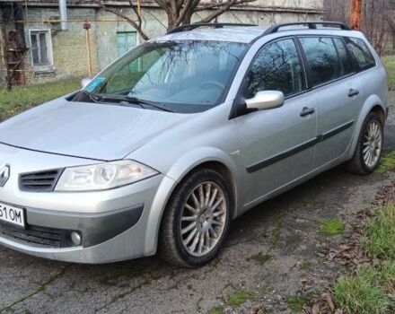 Серый Рено Меган, объемом двигателя 2 л и пробегом 280 тыс. км за 4200 $, фото 3 на Automoto.ua