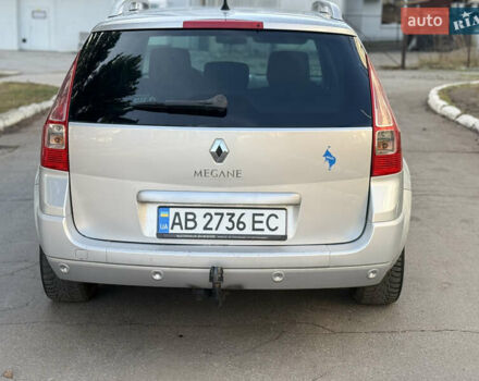 Серый Рено Меган, объемом двигателя 1.6 л и пробегом 213 тыс. км за 5650 $, фото 9 на Automoto.ua