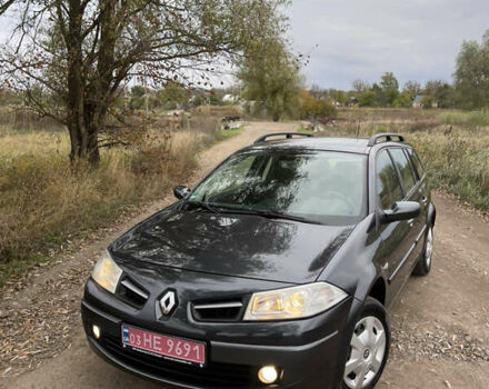 Серый Рено Меган, объемом двигателя 1.6 л и пробегом 217 тыс. км за 5350 $, фото 1 на Automoto.ua