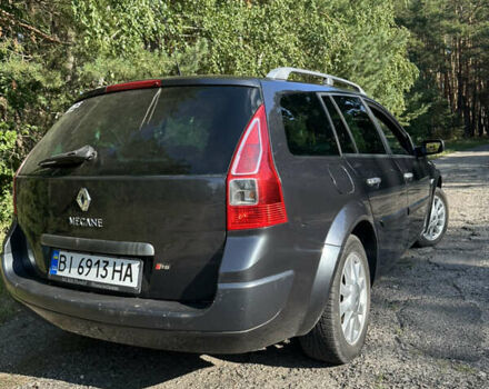 Серый Рено Меган, объемом двигателя 2 л и пробегом 230 тыс. км за 6400 $, фото 1 на Automoto.ua