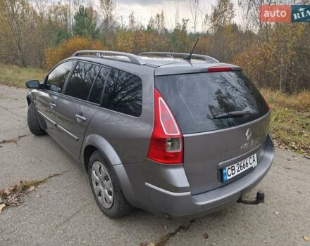 Серый Рено Меган, объемом двигателя 2 л и пробегом 256 тыс. км за 6600 $, фото 14 на Automoto.ua