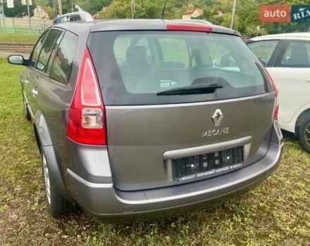 Серый Рено Меган, объемом двигателя 1.6 л и пробегом 168 тыс. км за 3737 $, фото 4 на Automoto.ua