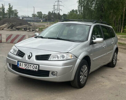 Серый Рено Меган, объемом двигателя 1.6 л и пробегом 214 тыс. км за 3900 $, фото 1 на Automoto.ua