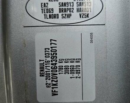 Серый Рено Меган, объемом двигателя 1.6 л и пробегом 195 тыс. км за 7850 $, фото 120 на Automoto.ua