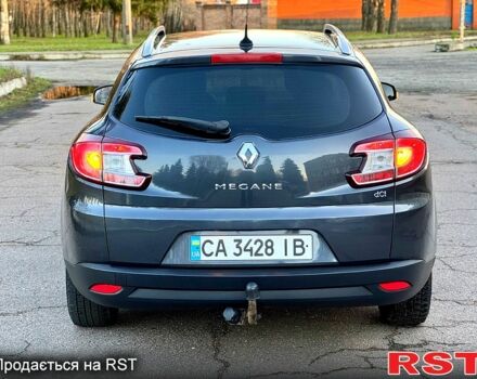 Серый Рено Меган, объемом двигателя 1.5 л и пробегом 223 тыс. км за 6999 $, фото 5 на Automoto.ua