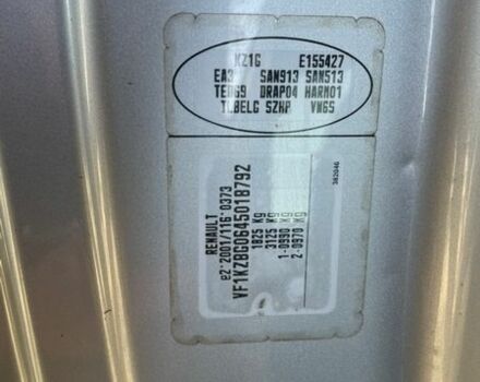 Серый Рено Меган, объемом двигателя 1.5 л и пробегом 266 тыс. км за 7950 $, фото 19 на Automoto.ua