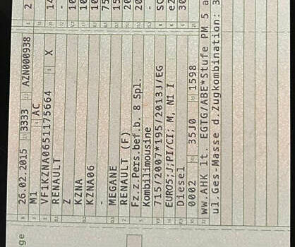 Сірий Рено Меган, об'ємом двигуна 1.6 л та пробігом 275 тис. км за 8000 $, фото 20 на Automoto.ua