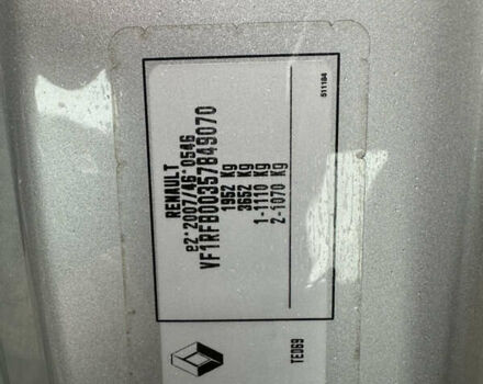 Серый Рено Меган, объемом двигателя 1.6 л и пробегом 181 тыс. км за 14200 $, фото 6 на Automoto.ua