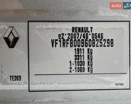 Серый Рено Меган, объемом двигателя 1.5 л и пробегом 165 тыс. км за 13900 $, фото 38 на Automoto.ua