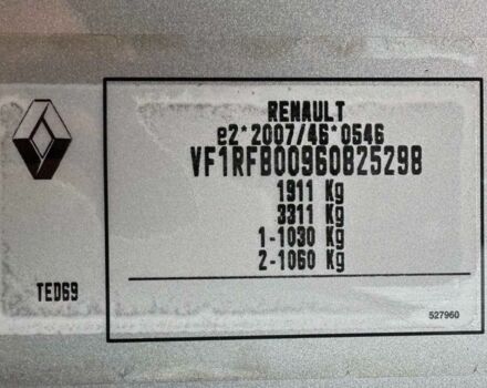 Серый Рено Меган, объемом двигателя 1.5 л и пробегом 165 тыс. км за 13900 $, фото 22 на Automoto.ua