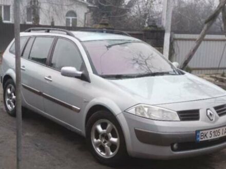Серый Рено Меган, объемом двигателя 1.6 л и пробегом 197 тыс. км за 4100 $, фото 1 на Automoto.ua