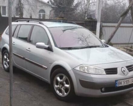 Серый Рено Меган, объемом двигателя 1.6 л и пробегом 197 тыс. км за 4100 $, фото 1 на Automoto.ua