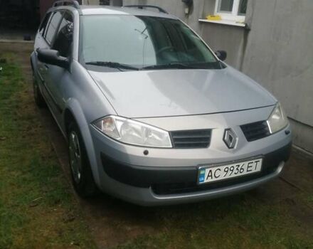 Серый Рено Меган, объемом двигателя 1.6 л и пробегом 211 тыс. км за 4400 $, фото 1 на Automoto.ua