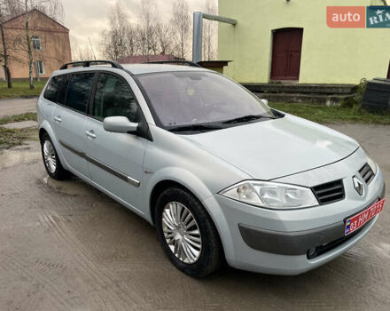 Серый Рено Меган, объемом двигателя 1.6 л и пробегом 210 тыс. км за 4555 $, фото 1 на Automoto.ua