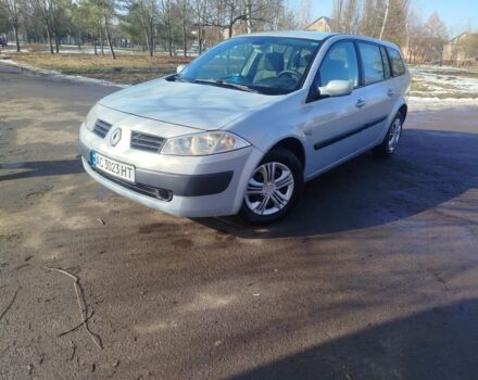 Серый Рено Меган, объемом двигателя 1.6 л и пробегом 218 тыс. км за 3200 $, фото 1 на Automoto.ua