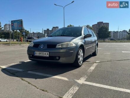 Серый Рено Меган, объемом двигателя 2 л и пробегом 190 тыс. км за 3800 $, фото 1 на Automoto.ua