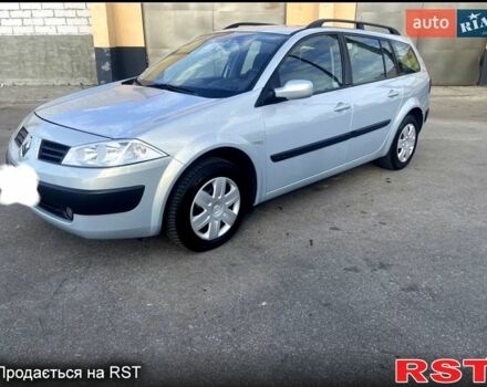 Серый Рено Меган, объемом двигателя 1.6 л и пробегом 215 тыс. км за 6000 $, фото 1 на Automoto.ua