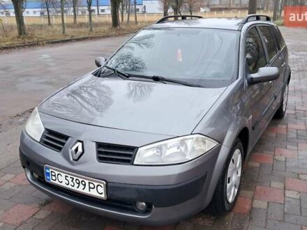 Серый Рено Меган, объемом двигателя 1.46 л и пробегом 407 тыс. км за 3999 $, фото 1 на Automoto.ua