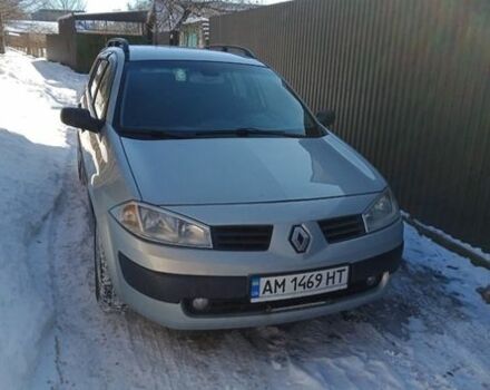 Серый Рено Меган, объемом двигателя 1.5 л и пробегом 250 тыс. км за 4350 $, фото 1 на Automoto.ua