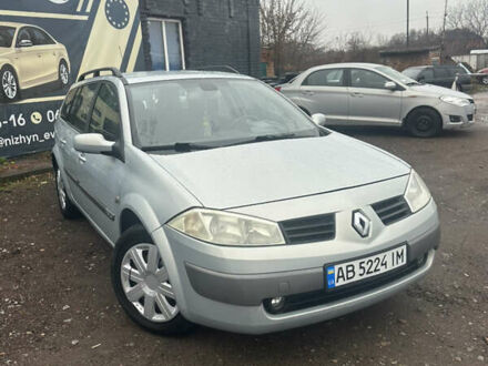 Серый Рено Меган, объемом двигателя 2 л и пробегом 309 тыс. км за 4300 $, фото 1 на Automoto.ua