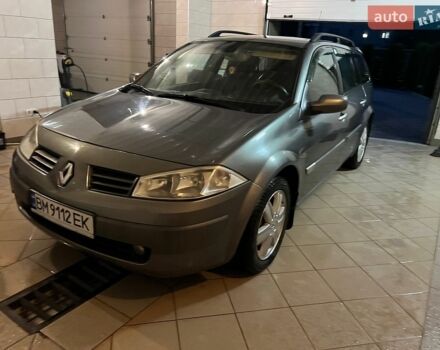 Серый Рено Меган, объемом двигателя 2 л и пробегом 200 тыс. км за 4550 $, фото 1 на Automoto.ua