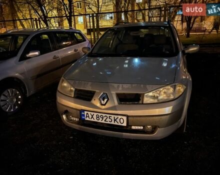 Серый Рено Меган, объемом двигателя 1.6 л и пробегом 198 тыс. км за 5500 $, фото 1 на Automoto.ua