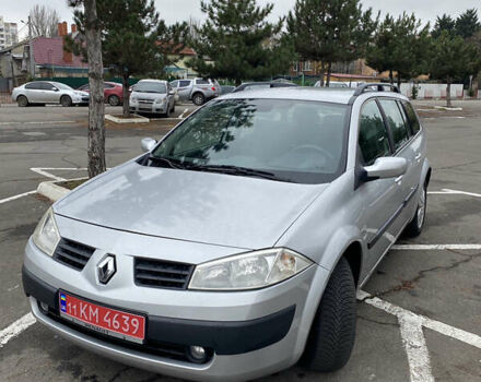 Серый Рено Меган, объемом двигателя 1.6 л и пробегом 280 тыс. км за 4300 $, фото 1 на Automoto.ua