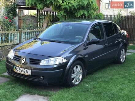 Сірий Рено Меган, об'ємом двигуна 1.6 л та пробігом 177 тис. км за 4300 $, фото 1 на Automoto.ua