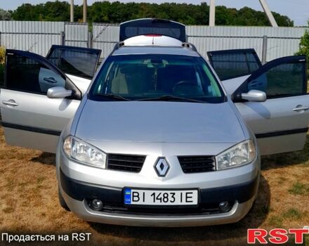 Серый Рено Меган, объемом двигателя 1.6 л и пробегом 278 тыс. км за 4700 $, фото 1 на Automoto.ua