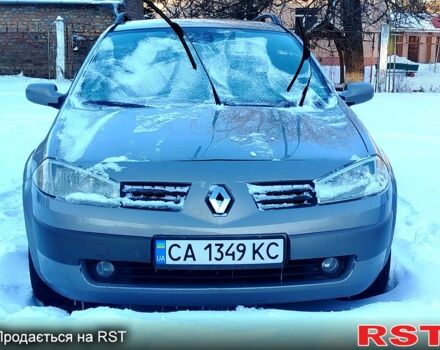 Серый Рено Меган, объемом двигателя 2 л и пробегом 211 тыс. км за 4300 $, фото 1 на Automoto.ua