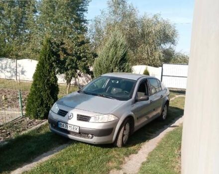 Серый Рено Меган, объемом двигателя 1.6 л и пробегом 173 тыс. км за 5000 $, фото 1 на Automoto.ua