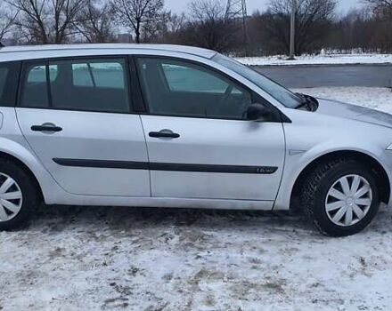 Сірий Рено Меган, об'ємом двигуна 1.6 л та пробігом 218 тис. км за 4600 $, фото 1 на Automoto.ua