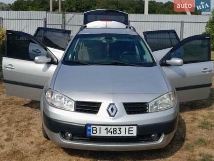 Серый Рено Меган, объемом двигателя 1.6 л и пробегом 278 тыс. км за 4700 $, фото 1 на Automoto.ua