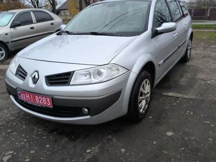 Серый Рено Меган, объемом двигателя 1.6 л и пробегом 162 тыс. км за 5350 $, фото 1 на Automoto.ua