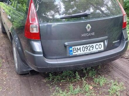 Рено Меган 2006 в Сумах на Automoto.ua Серый Рено Меган, объемом двигателя 1.6 л и пробегом 186 тыс. км за 6000 $, фото 1 на Automoto.ua