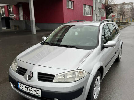 Серый Рено Меган, объемом двигателя 1.6 л и пробегом 241 тыс. км за 5300 $, фото 1 на Automoto.ua