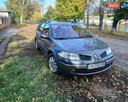 Рено Меган 2006 в Конотопе на Automoto.ua Серый Рено Меган, объемом двигателя 2 л и пробегом 219 тыс. км за 5600 $, фото 1 на Automoto.ua