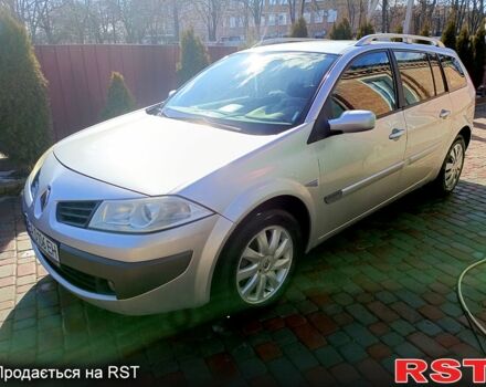 Серый Рено Меган, объемом двигателя 2 л и пробегом 200 тыс. км за 3600 $, фото 1 на Automoto.ua