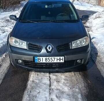 Серый Рено Меган, объемом двигателя 1.6 л и пробегом 190 тыс. км за 4500 $, фото 1 на Automoto.ua