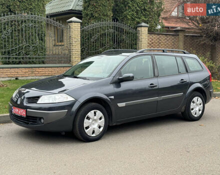 Серый Рено Меган, объемом двигателя 1.6 л и пробегом 200 тыс. км за 5600 $, фото 1 на Automoto.ua