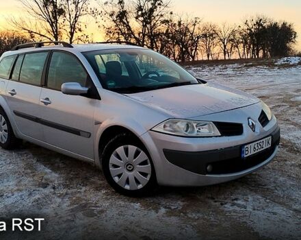 Серый Рено Меган, объемом двигателя 1.6 л и пробегом 200 тыс. км за 5500 $, фото 1 на Automoto.ua