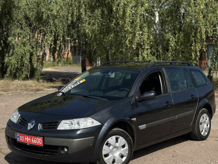 Серый Рено Меган, объемом двигателя 1.6 л и пробегом 208 тыс. км за 5650 $, фото 1 на Automoto.ua