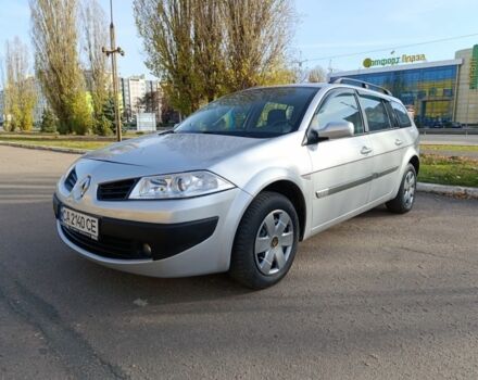 Серый Рено Меган, объемом двигателя 1.6 л и пробегом 210 тыс. км за 4560 $, фото 1 на Automoto.ua